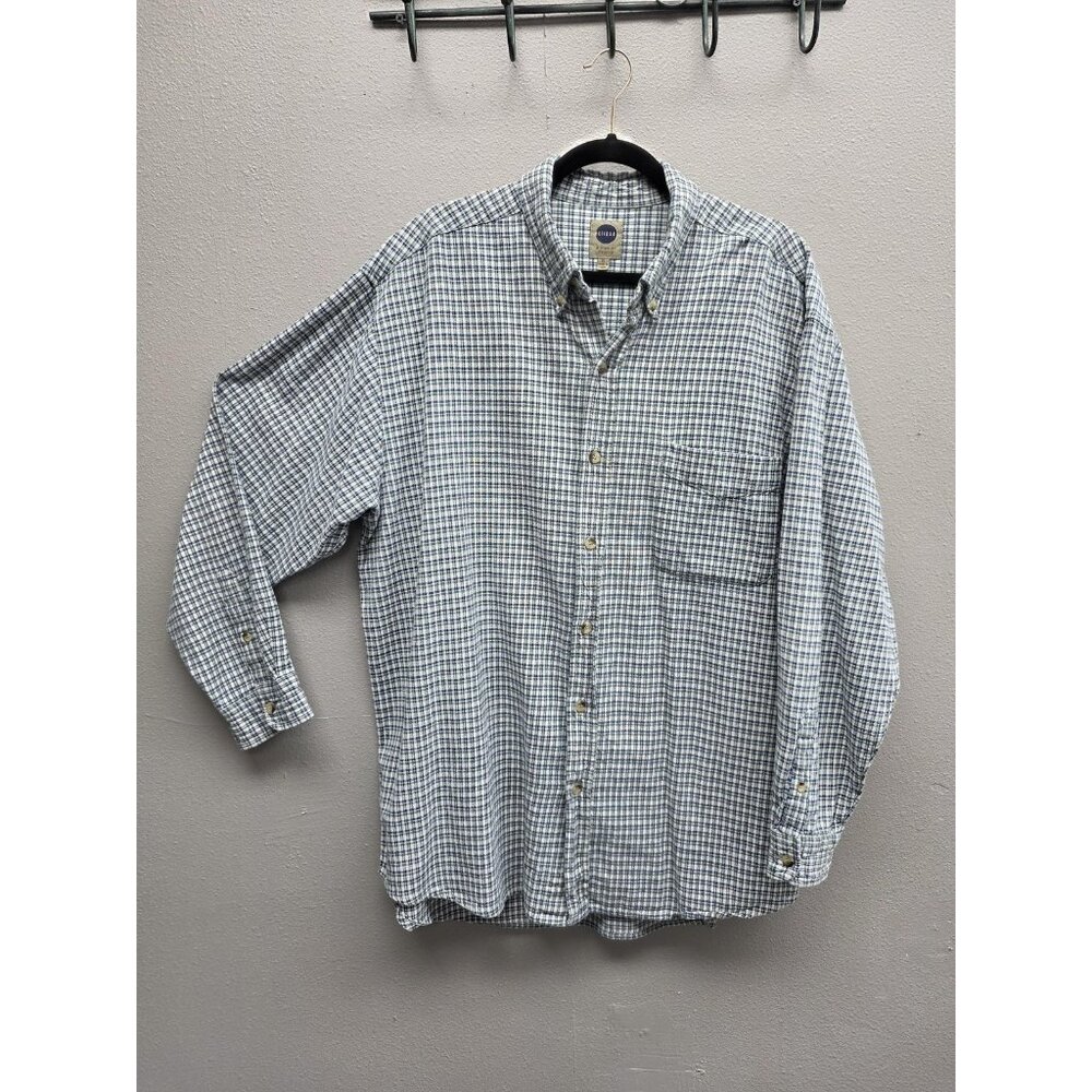 Eclipse Shirt Mens XL Plaid Button Down Long Sleeve Pocket Casual Workwear